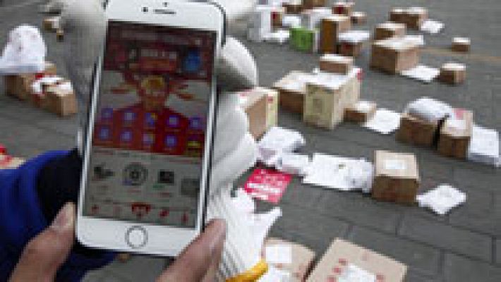 Telediario 1 - Hoy es el día del Soltero, la celebración más grande en el mundo del comercio on line