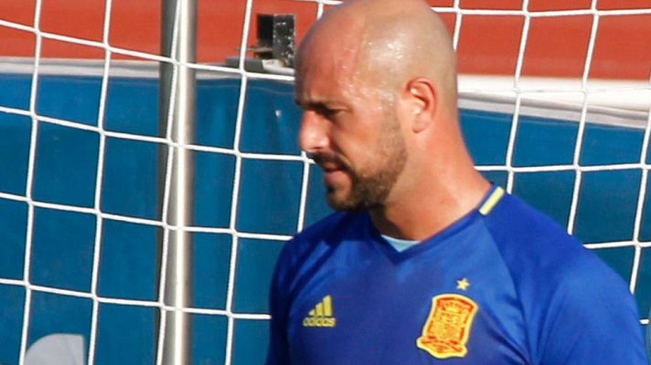Telediario 1 - Reina: "De Gea es el presente y futuro de la selección"