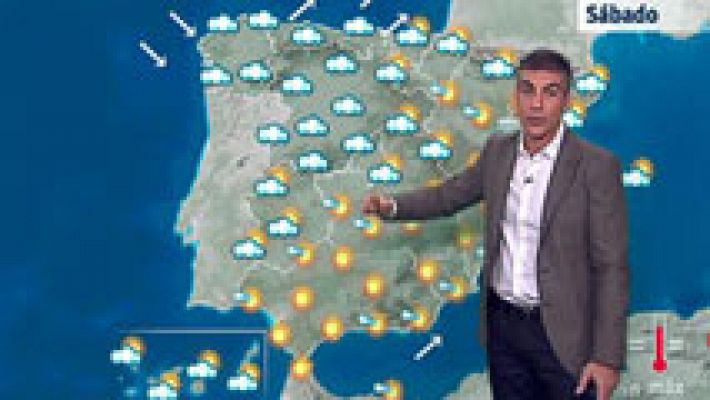 El tiempo - Lluvias localmente fuertes en el oeste y noroeste de Galicia