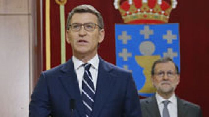 Núñez Feijoó promete su cargo como presidente de la Xunta de Galicia