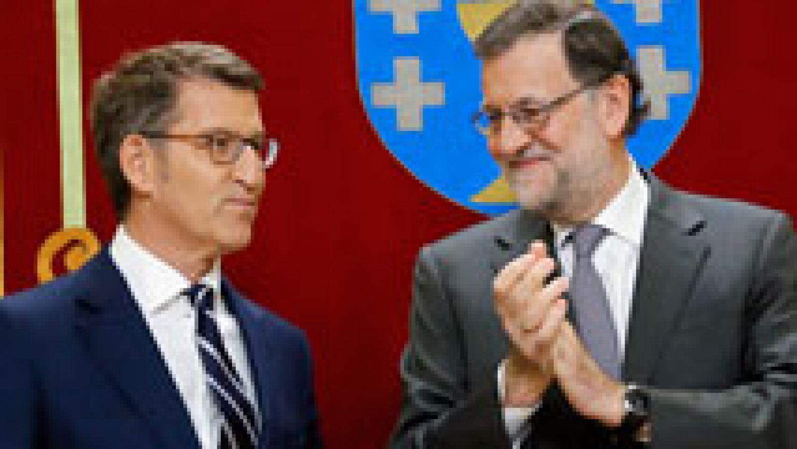 Telediario 1: Rajoy estrena agenda en Galicia para arropar a Feijóo | RTVE Play
