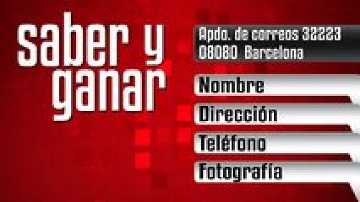 Saber y ganar - Saber y ganar. Edición Fin de semana - 12/11/16