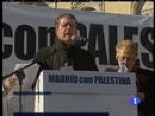 Madrid protesta contra Israel