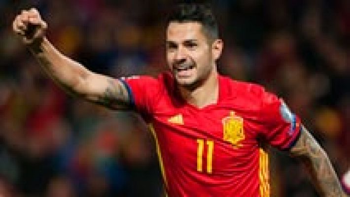 Vitolo amplía la diferencia ante Macedonia (2-0)