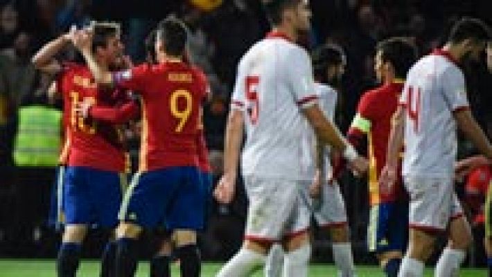  - España 4 - 0 Macedonia