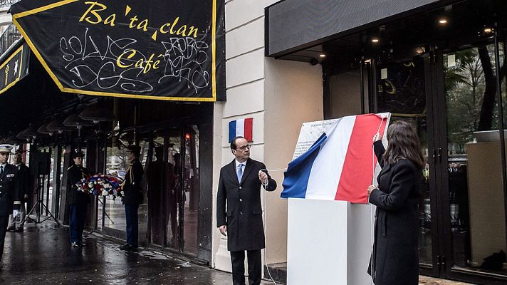 Informativo 24h - Hollande preside los homenajes a las víctimas en el primer aniversario de los atentados de París