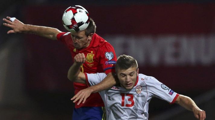 Telediario 1 - La defensa de España no notó las ausencias