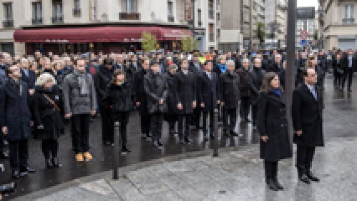 París acoge las ceremonias donde se produjeron los atentados