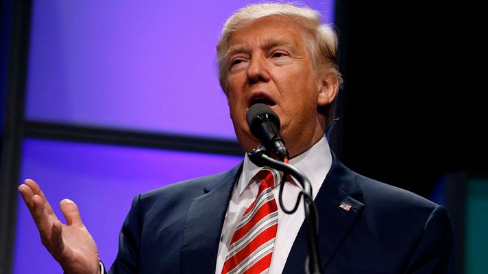 Telediario 1 - Trump matiza algunas de sus propuestas estrella en una entrevista con la CBS