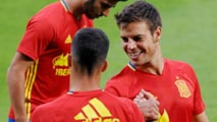 Telediario 1 - Azpilicueta muestra su entusiasmo por el amistoso ante Inglaterra