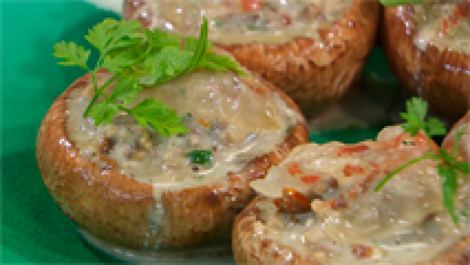 Receta de portobello relleno con crema de queso