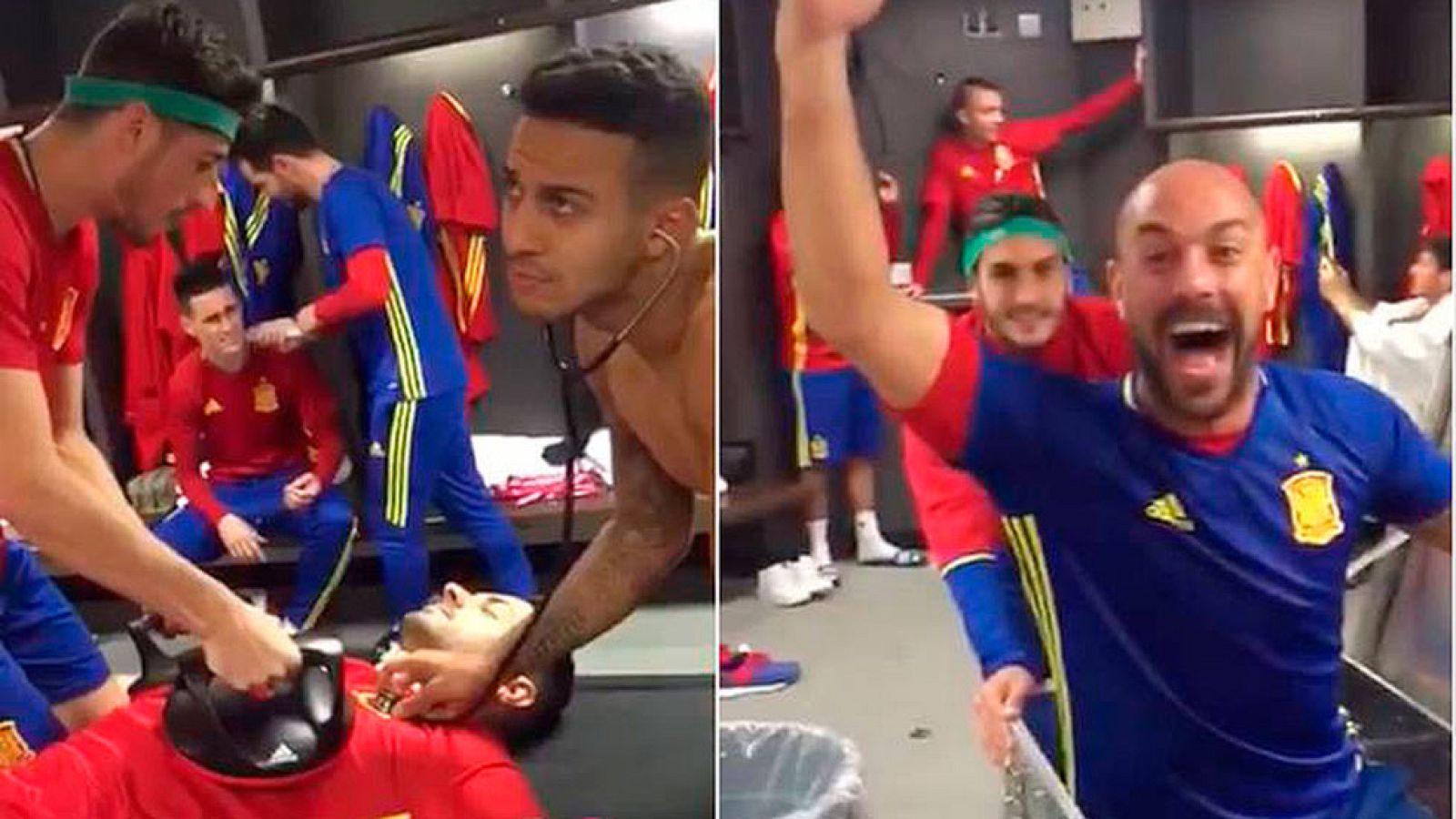 La 'Roja' se une a la moda del 'Mannequin Challenge'