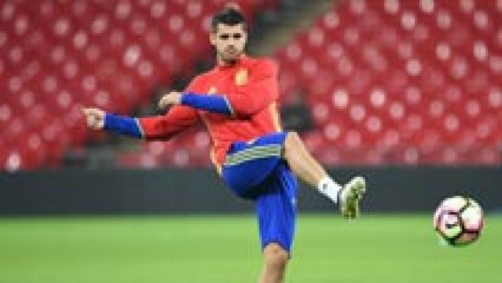 El jugador del Real Madrid Álvaro Morata deberá permanecer alrededor de un mes de baja después de sufrir una lesión de grado II en el bíceps femoral derecho, producida este martes en el partido amistoso de la selección española contra Inglaterra. [Atlético de Madrid-Real Madrid en vivo, este sábado a las 20:45h. en RTVE.es]