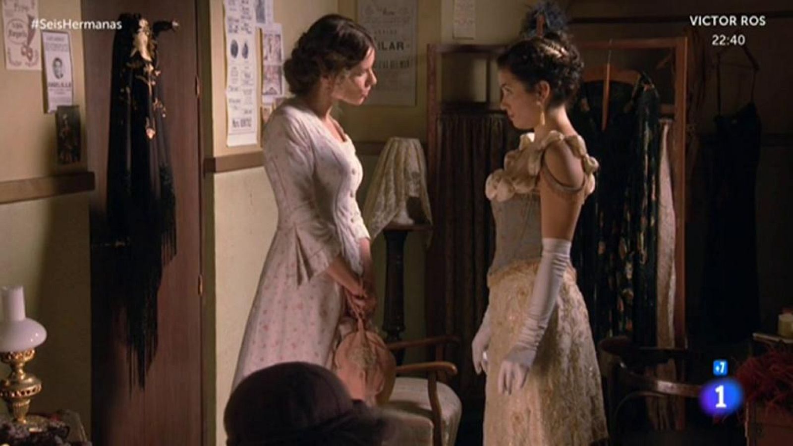 Seis Hermanas - Blanca va a hablar con Amalia