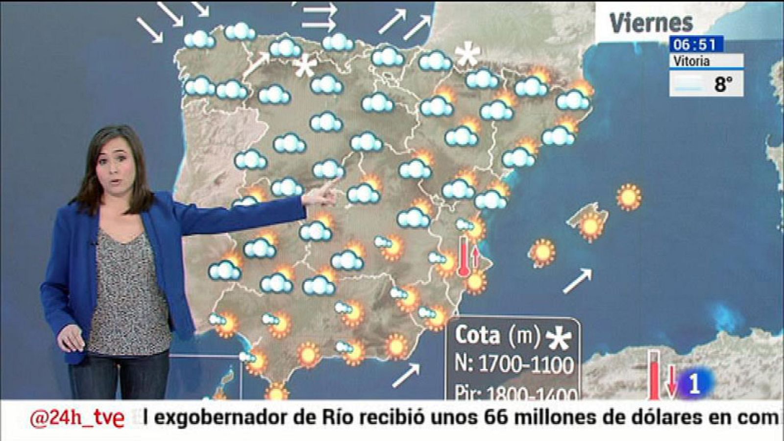 La inestabilidad afectará a la mitad norte, con nieve en cotas altas - El tiempo | Ver