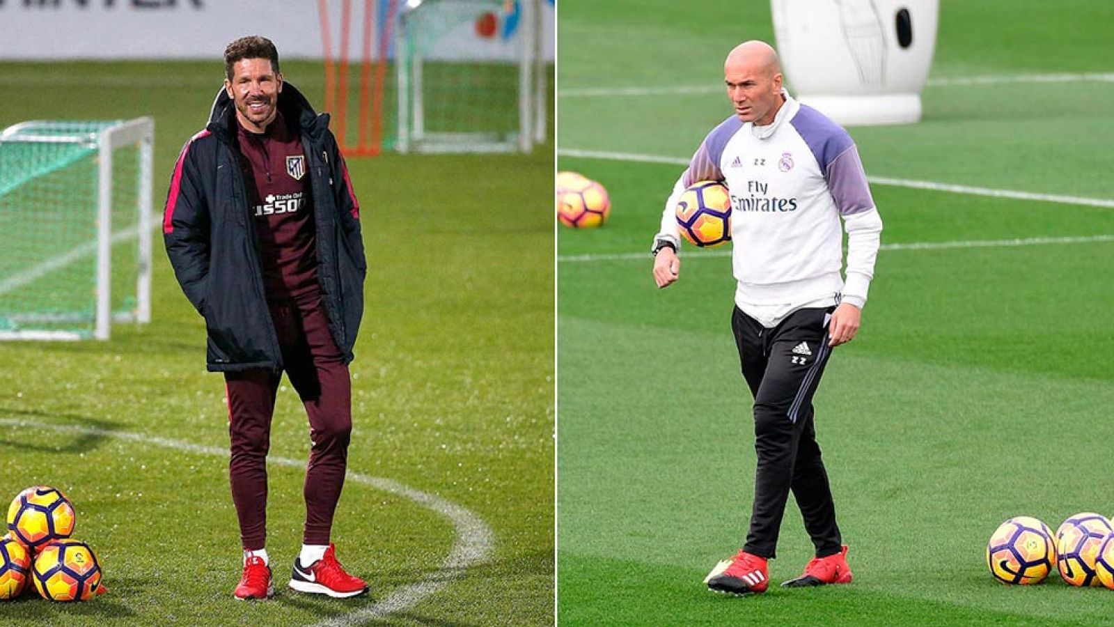 Simeone y Zidane ya se enfrentaron como jugadores | Ver