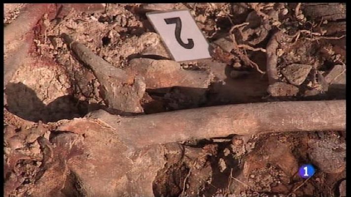 Informatiu Balear - Acaba l'exhumació de la fossa de Porreres