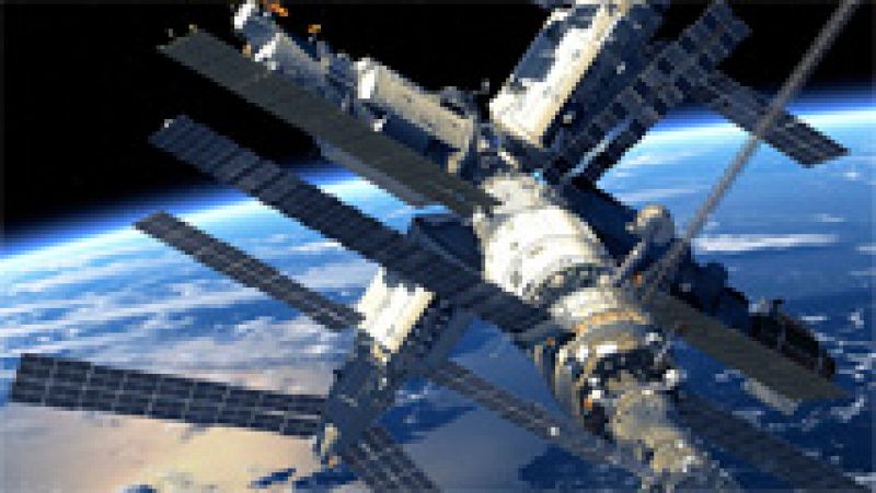 Escolares de Barcelona hablan con los astronautas de la Estación Espacial Internacional