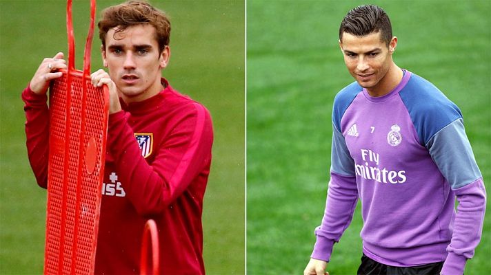 Telediario 1 - Duelo de Balón de Oro: Griezmann y Cristiano frente a frente