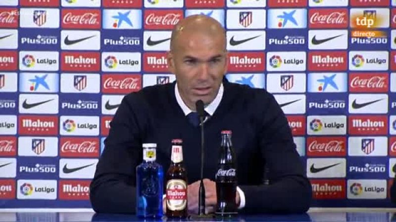 Zidane: "Hicimos un partido enorme y no es f�cil aqu�"