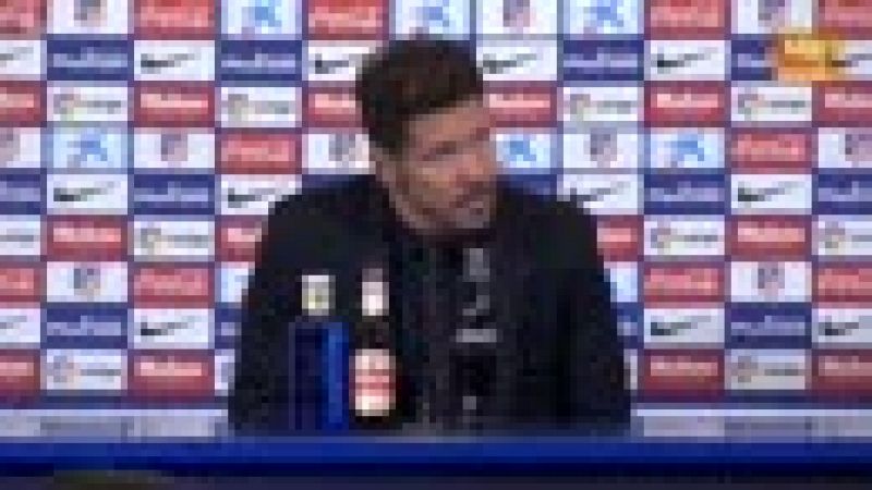 Simeone: "El Madrid fue mejor, sobre todo en el primer tiempo"