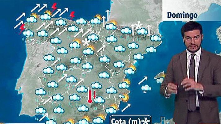 El tiempo - Lluvias en prácticamente toda la Península