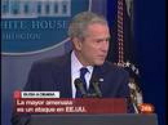 La última rueda de prensa de Bush