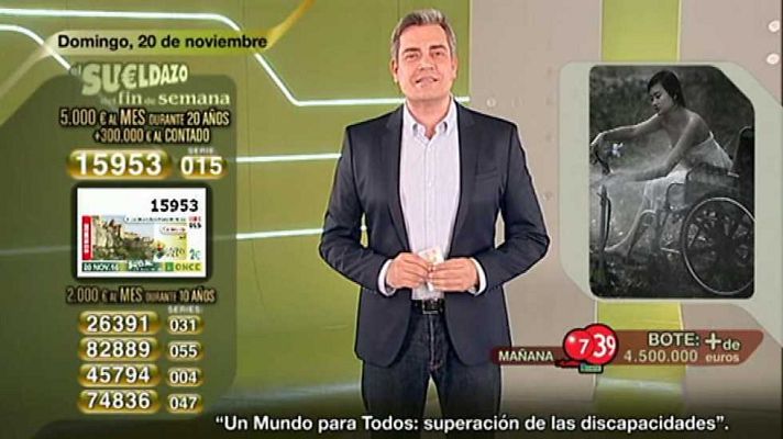 Sorteos ONCE - Sorteo ONCE - 20/11/16