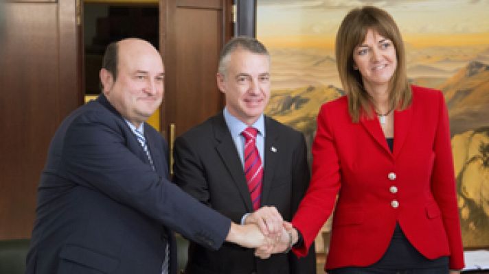 Informativo 24h - El PNV y el PSE sellan su pacto de Gobierno que abordará una reforma del Estatuto vasco