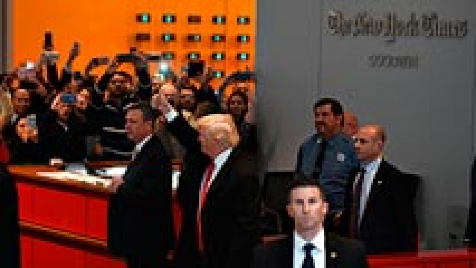 Trump visita The New York Times