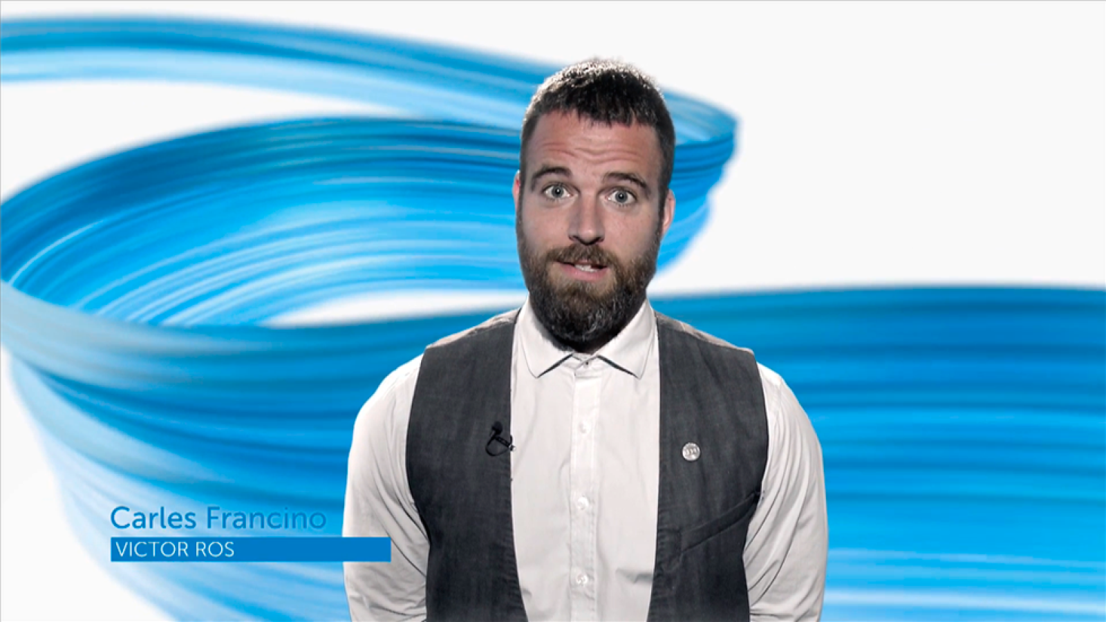 El actor Carles Francino felicita a TVE en su 60º aniversario