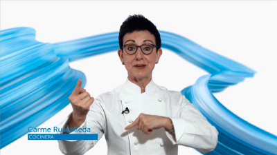 La cocinera catalana Carme Ruscalleda felicita a TVE en su 60º aniversario