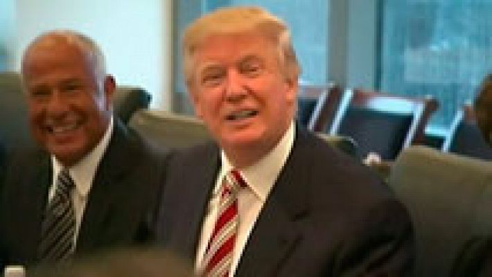 Telediario 1 - Trump matiza alguna de sus propuestas más radicales, como impulsar una investigación contra Clinton