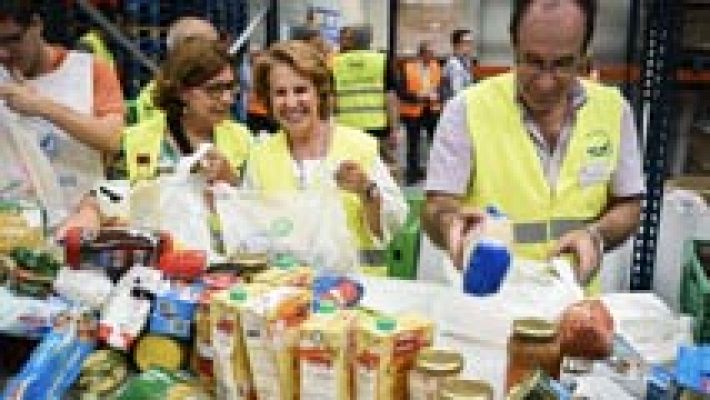 Recoger 22 millones de kilos con 129.000 voluntarios, reto de la Gran Recogida de Alimentos 2016