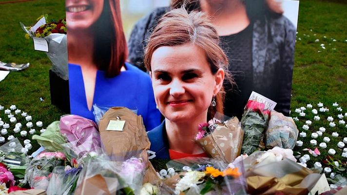 Telediario 1 - Cadena perpetua para el asesino de la diputada británica Jo Cox