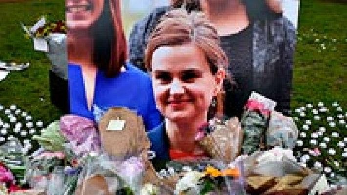 Telediario 1 - Cadena perpetua para el asesino de la diputada británica Jo Cox