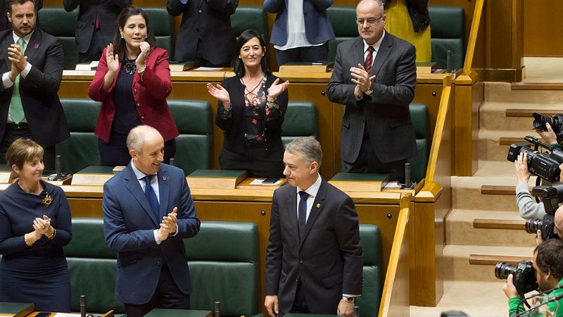 Urkullu tiende la mano a la oposición para unir fuerzas "al servicio de Euskadi"