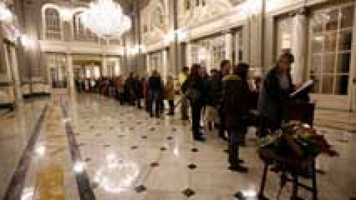 Telediario 1 - Representantes políticos y sociales despiden en el tanatorio a la exalcaldesa de Valencia