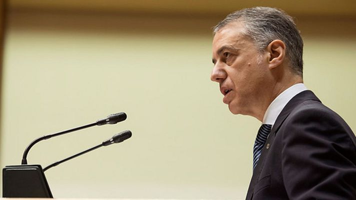 Telediario 1 - Iñigo Urkullu, reelegido lehendakari en segunda votación con el apoyo del PSE