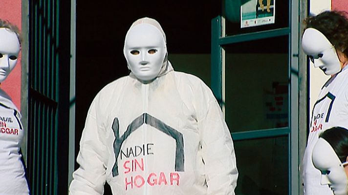 Telediario 1 - Cáritas 'hace visibles' a los sin hogar