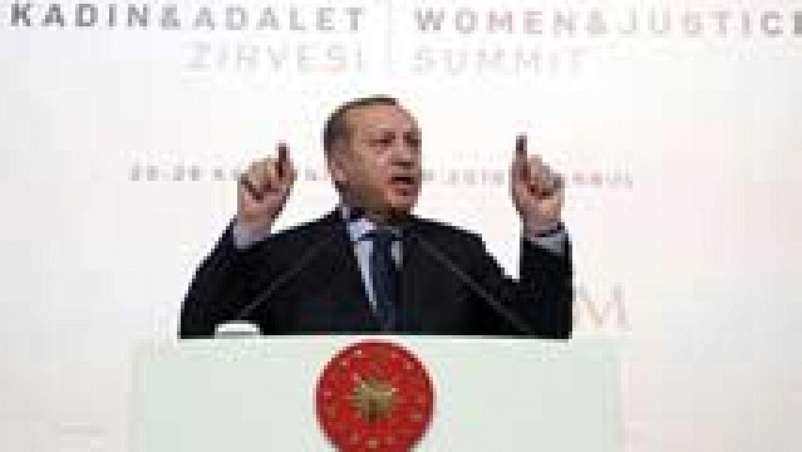 Telediario 1: Erdogan amenaza a la Unión Europea con abrir las fronteras de Turquía y dejar pasar a miles de refugiados | RTVE Play