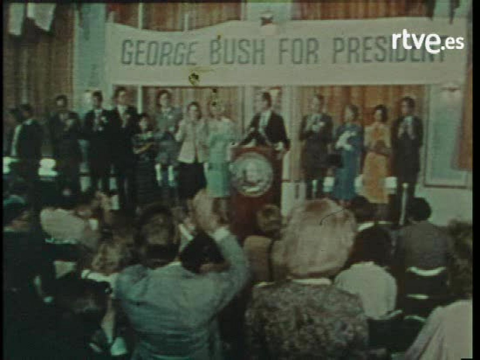 George Bush, vicepresidente con Ronald Reagan