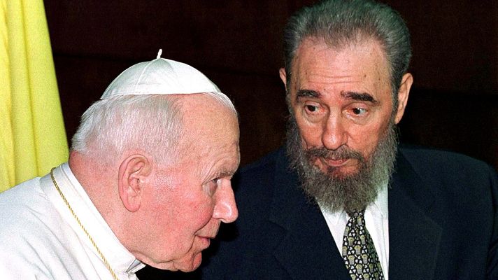 Telediario 1 - La mediación de la Iglesia católica en la Cuba de Fidel Castro
