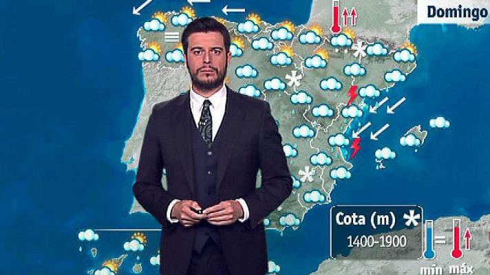 El tiempo - Lluvias fuertes en Tarragona, Valencia y el sur de Andalucía