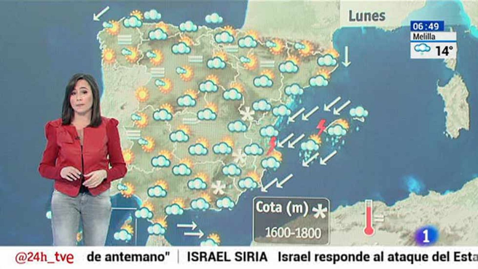 Intervalos nubosos con temperaturas mínimas en ligero descenso