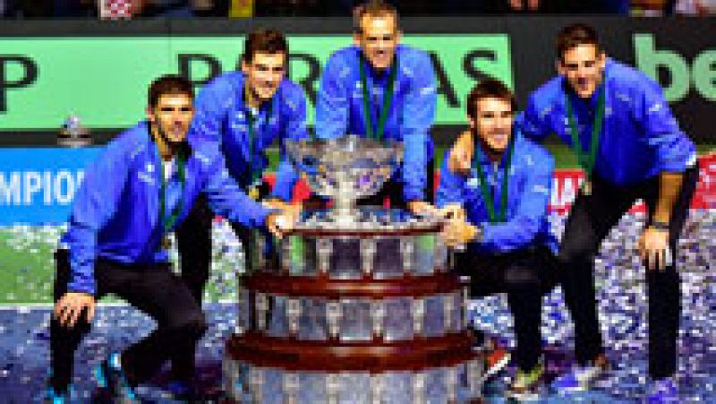 Argentina levanta su primera Copa Davis