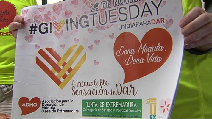  - La Asociación ADMO Badadoz se suma al 'Gyving Tuesday'