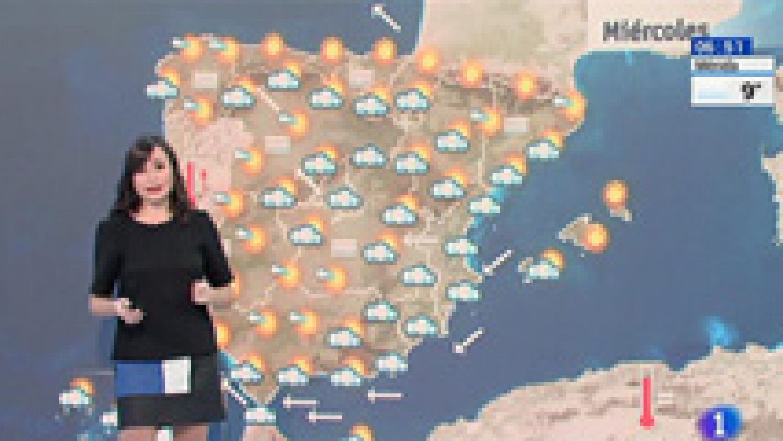 El tiempo: Cinco provincias del sur, en riesgo por vientos ; y lluvias abundantes en Valencia y Castellón | RTVE Play