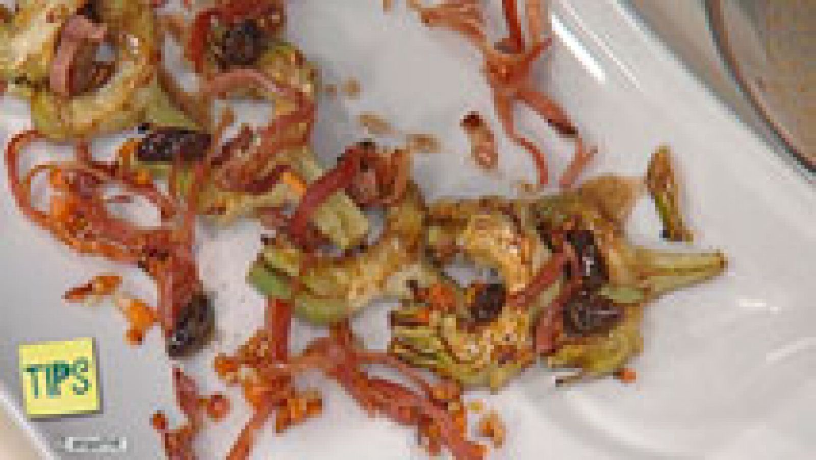 TIPS - Cocina - Alcachofas a la plancha con vinagreta Módena