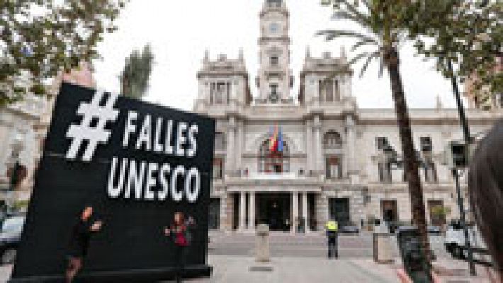 Telediario 1 - Las Fallas de Valencia, declaradas Patrimonio Inmaterial de la Humanidad por la Unesco